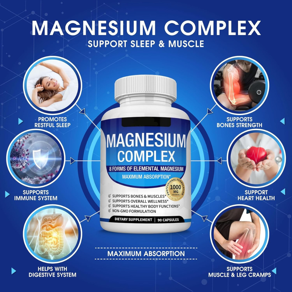 Magnesium Complex - 8 Essential Magnesium Supplement